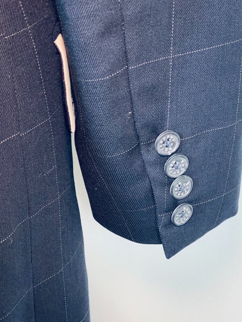 BURBERRY Vintage 100% wool tailored blazer, Made in USA - Picture 4 of 8